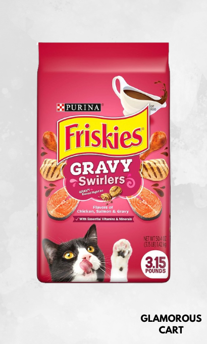 Purina Friskies Dry Cat Food Gravy Swirlers glamorouscart