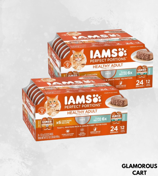 IAMS PERFECT PORTIONS Healthy Adult Grain Free Wet Cat Food Pate